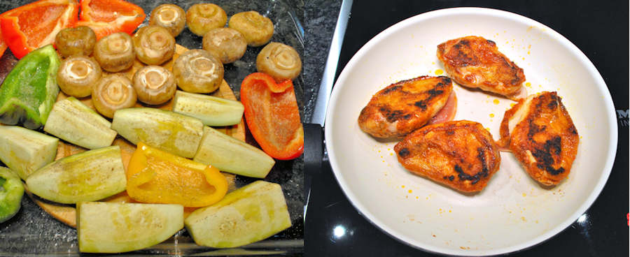 Partridge Breast With Grilled Peppers | Recipe | Cuisine Fiend